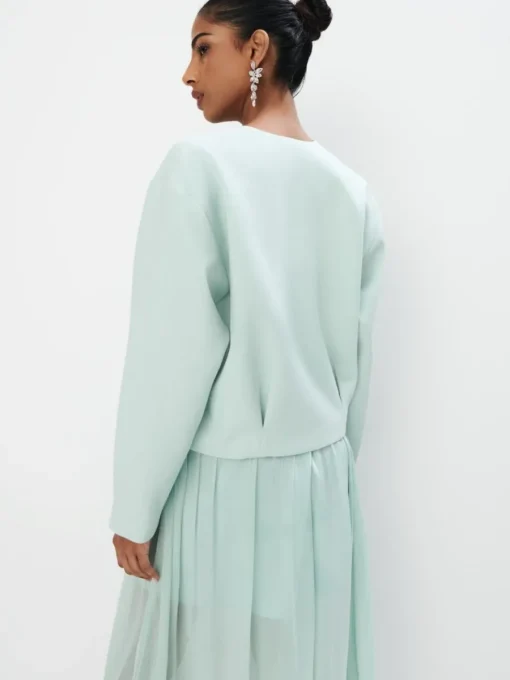 Blazer>MOHITO Blazer mit Zierknöpfen Mintgrün