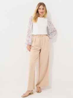 Blusen, Hemden></noscript>MOHITO Bluse Aus Baumwolle Creme