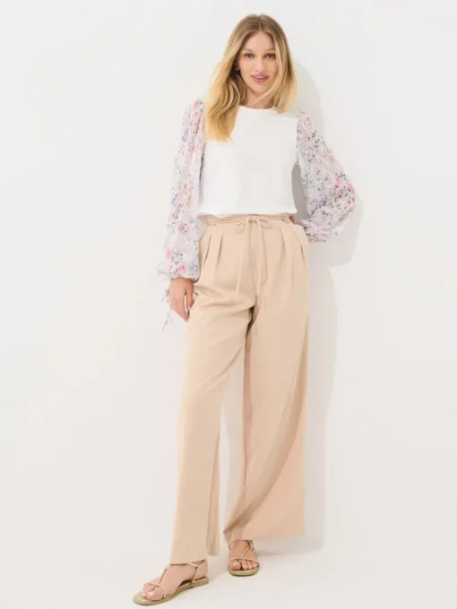 Blusen, Hemden>MOHITO Bluse Aus Baumwolle Creme