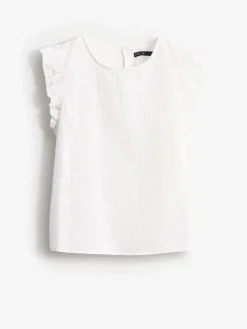 Blusen, Hemden></noscript>MOHITO Bluse Aus Baumwolle Weiu00df