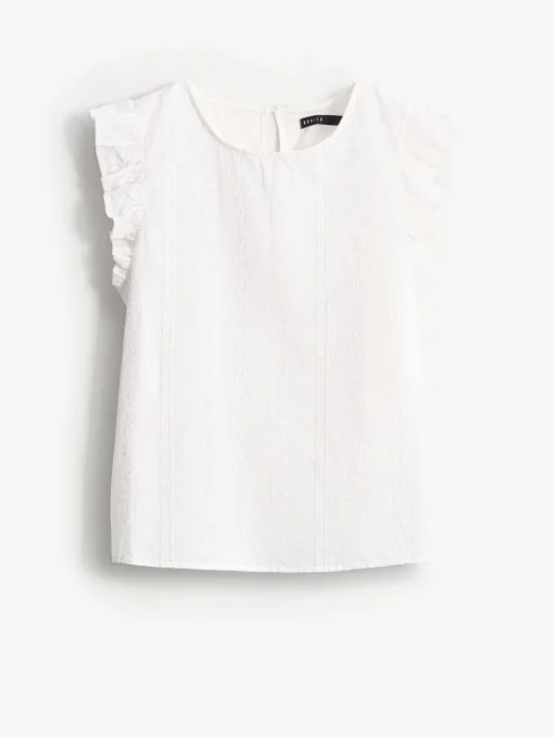 Blusen, Hemden>MOHITO Bluse Aus Baumwolle Weiu00df