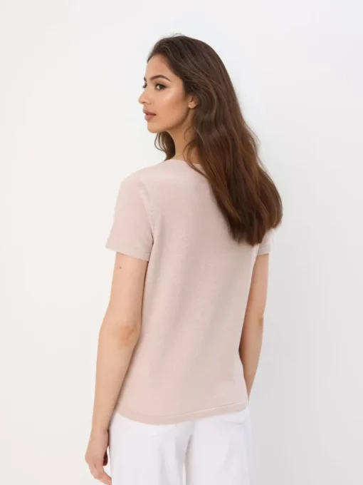 Leinen>MOHITO Bluse aus Baumwolle-Leinenmischung Beige