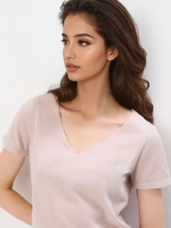 Premium Selection|Leinen>MOHITO Bluse aus Baumwolle-Leinenmischung Beige