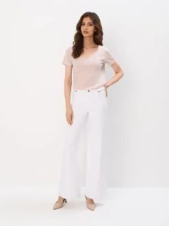 Premium Selection|Leinen></noscript>MOHITO Bluse aus Baumwolle-Leinenmischung Beige