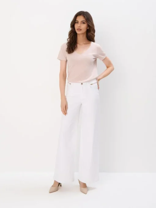 Premium Selection|Leinen>MOHITO Bluse aus Baumwolle-Leinenmischung Beige