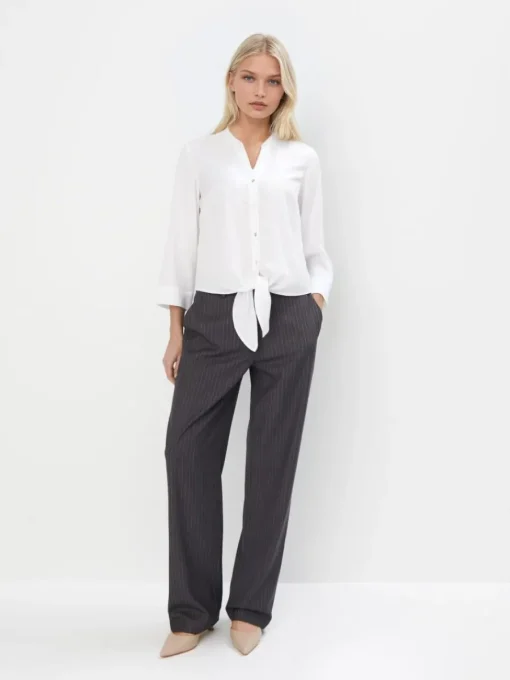 Blusen, Hemden>MOHITO Bluse Aus Lyocell Weiu00df