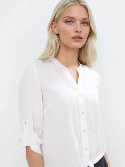 Blusen, Hemden>MOHITO Bluse Aus Lyocell Weiu00df
