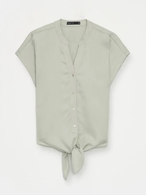 Blusen, Hemden>MOHITO Bluse Aus Lyocell Grün