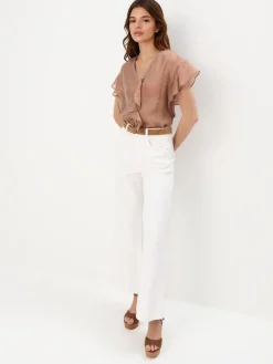 Blusen, Hemden>MOHITO Bluse aus Lyocell-Mix Kaffeebraun