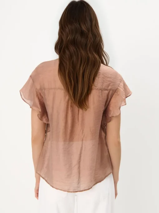 Blusen, Hemden>MOHITO Bluse aus Lyocell-Mix Kaffeebraun