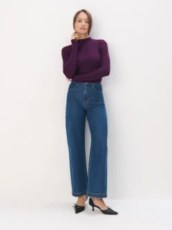 Blusen, Hemden>MOHITO Bluse aus Lyocell-Mix Dunkelviolett
