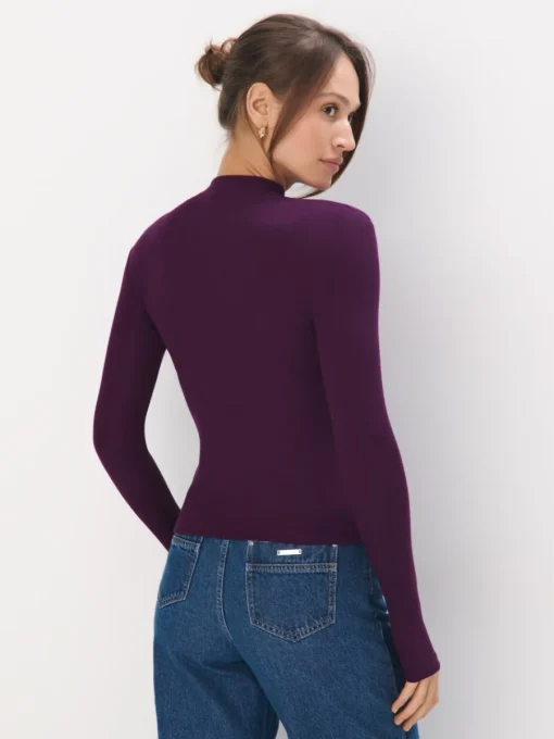 Blusen, Hemden>MOHITO Bluse aus Lyocell-Mix Dunkelviolett