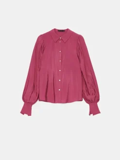 Blusen, Hemden></noscript>MOHITO Bluse aus Lyocell-Mix Dunkelviolett