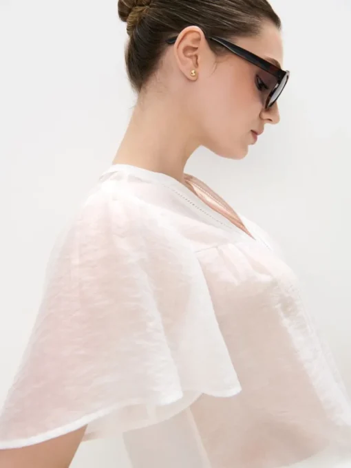 Blusen, Hemden>MOHITO Bluse aus Lyocell-Mix Weiu00df