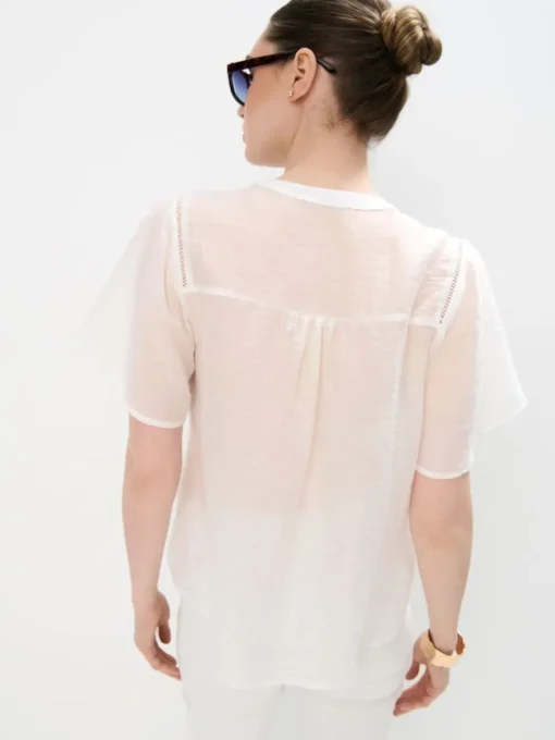 Blusen, Hemden>MOHITO Bluse aus Lyocell-Mix Weiu00df