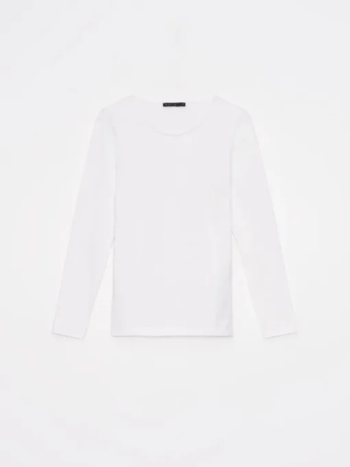 T-shirts, Tops|Blusen, Hemden>MOHITO Bluse Basic Weiu00df