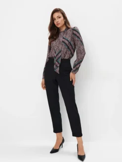 Blusen, Hemden>MOHITO Bluse mit Animal-Print Mehrfarbig