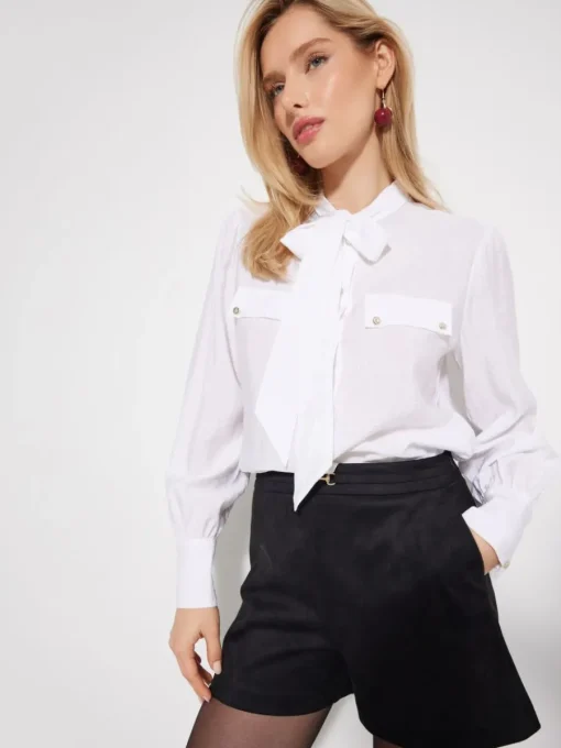 Blusen, Hemden>MOHITO Bluse mit Bindedetail Weiu00df