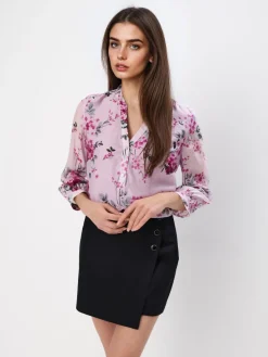 Blusen, Hemden>MOHITO Bluse mit Blumenprint Mehrfarbig