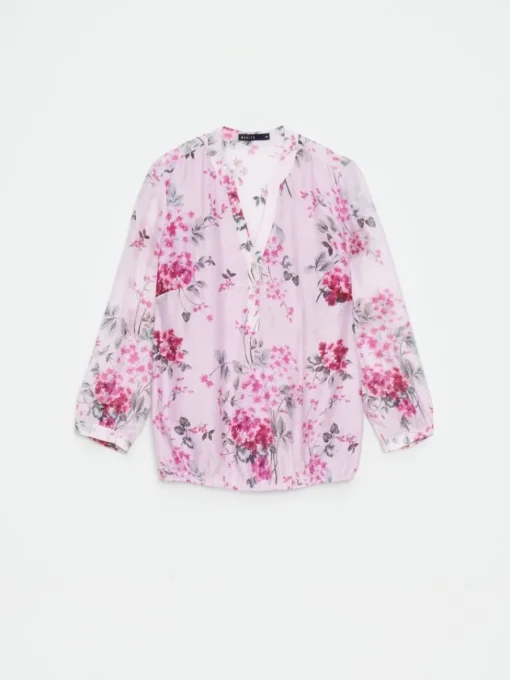 Blusen, Hemden>MOHITO Bluse mit Blumenprint Mehrfarbig