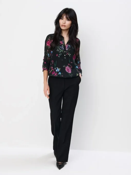 Blusen, Hemden>MOHITO Bluse mit Blumenprint Schwarz