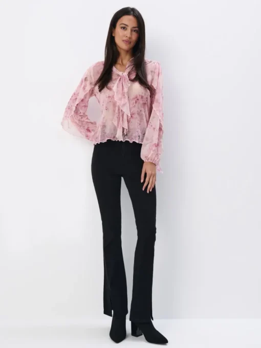 Blusen, Hemden>MOHITO Bluse mit Blumenprint Pink