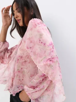 Blusen, Hemden></noscript>MOHITO Bluse mit Blumenprint Pink