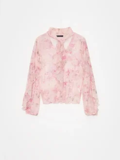 Blusen, Hemden></noscript>MOHITO Bluse mit Blumenprint Pink