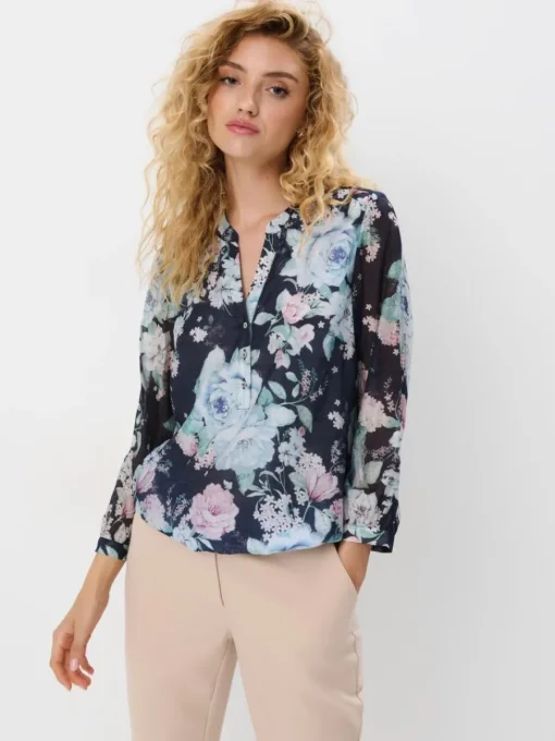 Blusen, Hemden>MOHITO Bluse mit Blumenprint Mehrfarbig