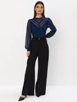 Blusen, Hemden>MOHITO Bluse mit dekorativer Vorderseite Navy