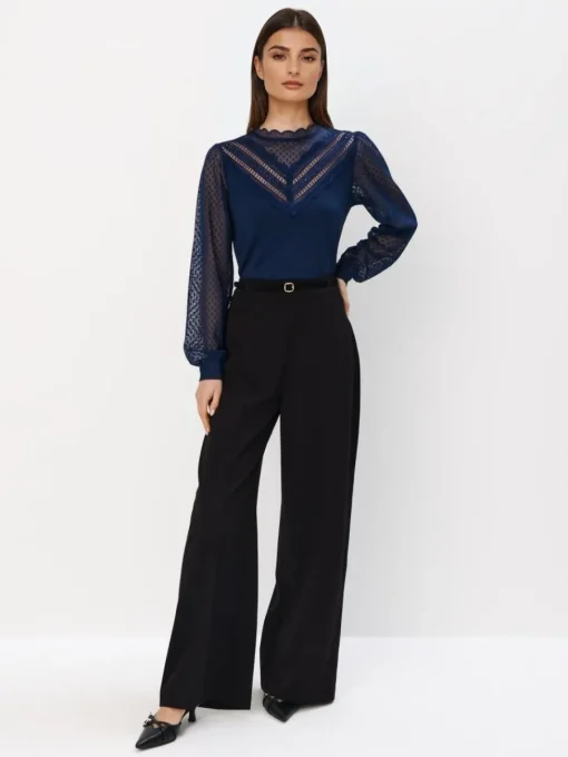 Blusen, Hemden>MOHITO Bluse mit dekorativer Vorderseite Navy