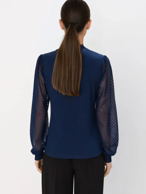 Blusen, Hemden>MOHITO Bluse mit dekorativer Vorderseite Navy