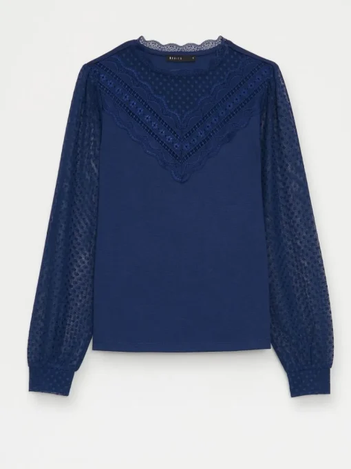 Blusen, Hemden>MOHITO Bluse mit dekorativer Vorderseite Navy