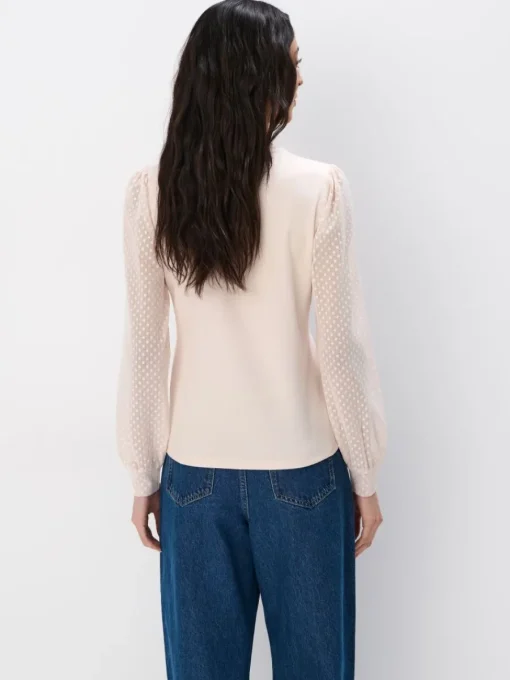 Blusen, Hemden>MOHITO Bluse mit dekorativer Vorderseite Creme