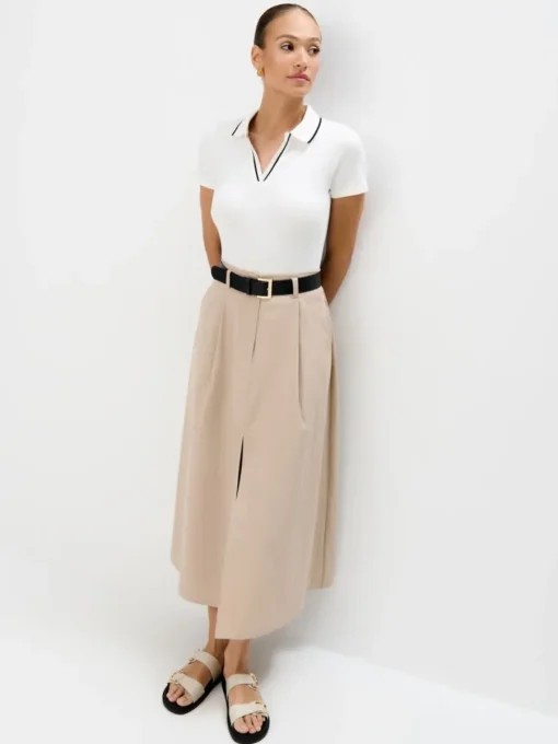 T-shirts, Tops>MOHITO Bluse mit Kragen Creme