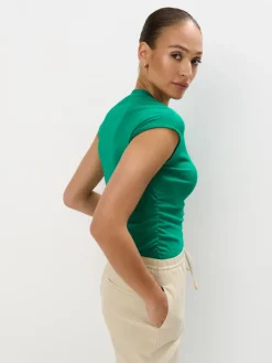 Blusen, Hemden>MOHITO Bluse mit Raffungen Grün