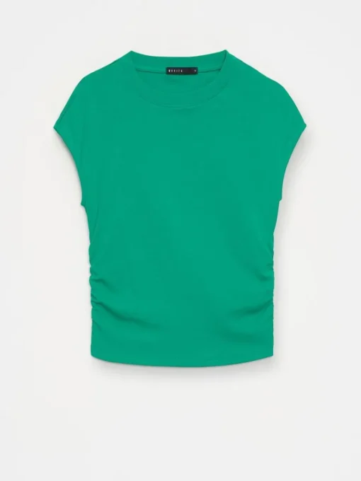 Blusen, Hemden>MOHITO Bluse mit Raffungen Grün