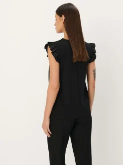 Am Häufigsten Ausgewählt|Blusen, Hemden></noscript>MOHITO Bluse mit Rüschen Schwarz