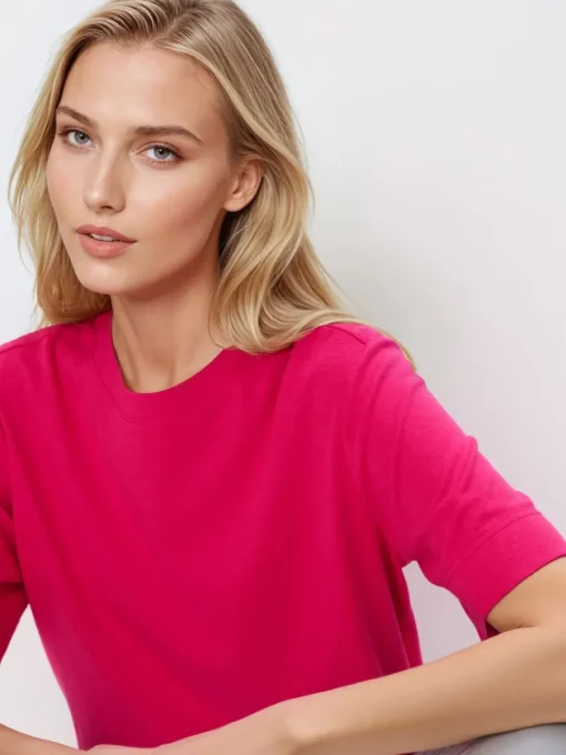 T-shirts, Tops>MOHITO Bluse mit Schlichtem Schnitt Pink