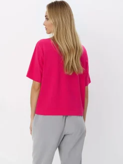 T-shirts, Tops></noscript>MOHITO Bluse mit Schlichtem Schnitt Pink