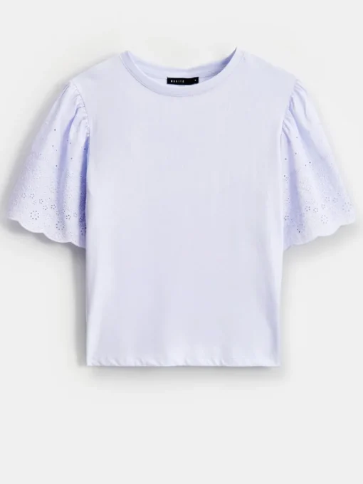 Blusen, Hemden>MOHITO Bluse mit Spitzärmeln Blau