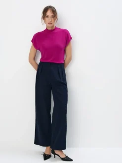 Blusen, Hemden>MOHITO Bluse mit Stehkragen Fuchsia