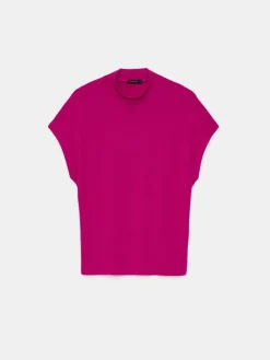 Blusen, Hemden></noscript>MOHITO Bluse mit Stehkragen Fuchsia