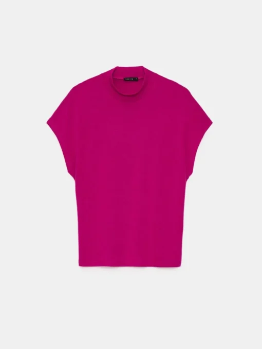 Blusen, Hemden>MOHITO Bluse mit Stehkragen Fuchsia