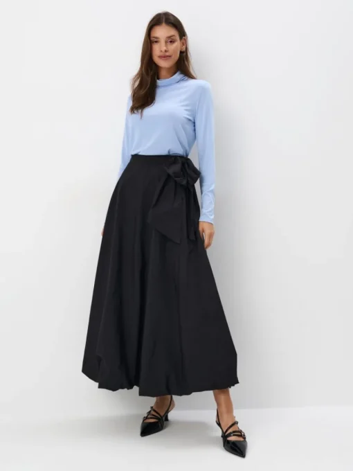 Blusen, Hemden>MOHITO Bluse mit Stehkragen Blau