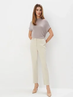 Blusen, Hemden>MOHITO Bluse mit Stehkragen Beige