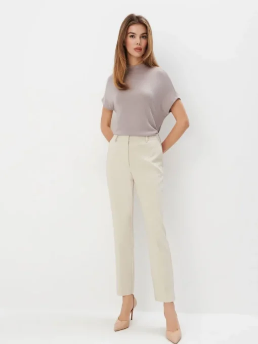 Blusen, Hemden>MOHITO Bluse mit Stehkragen Beige