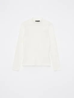 T-shirts, Tops|Blusen, Hemden></noscript>MOHITO Bluse mit Stehkragen Creme
