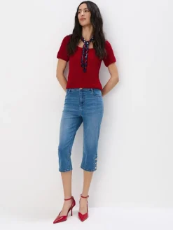 Jeans>MOHITO Caprihose Blau