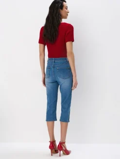 Jeans></noscript>MOHITO Caprihose Blau